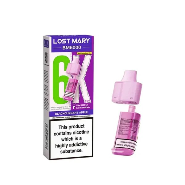 Lost Mary BM6000 Refill Blackcurrant Apple