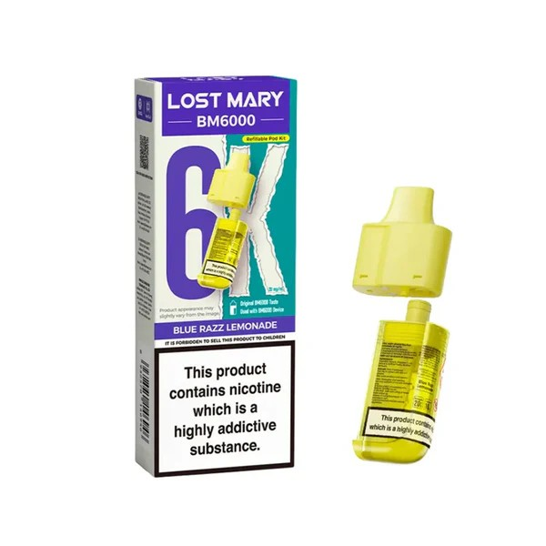 Lost Mary BM6000 Refill Blue Razz Lemonade