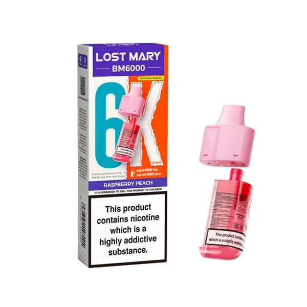 Lost Mary BM6000 Refill Raspberry Peach
