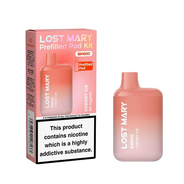Lost Mary BM600 Prefilled Vape Kit Cherry Ice