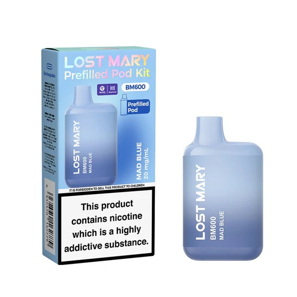 Lost Mary BM600 Prefilled Vape Kit Mad Blue