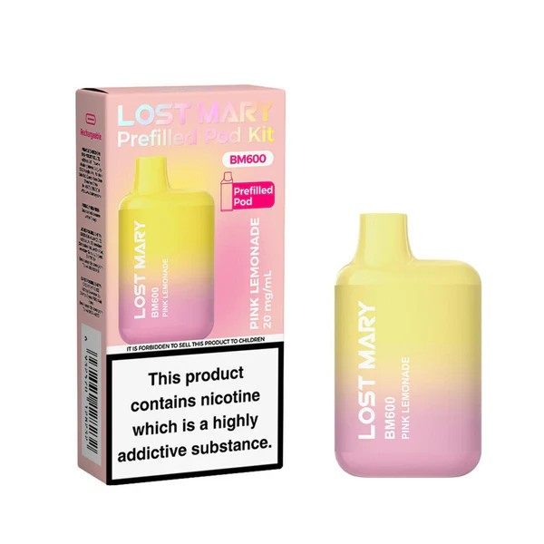 Lost Mary BM600 Prefilled Vape Kit Pink Lemonade