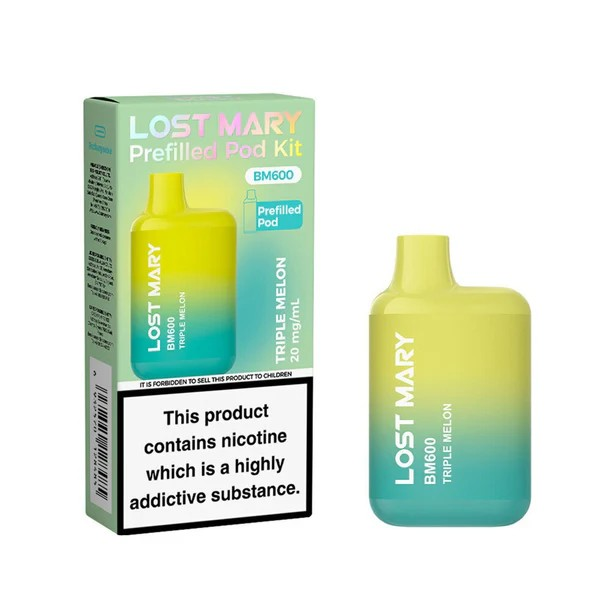 Lost Mary BM600 Prefilled Vape Kit Triple Melon