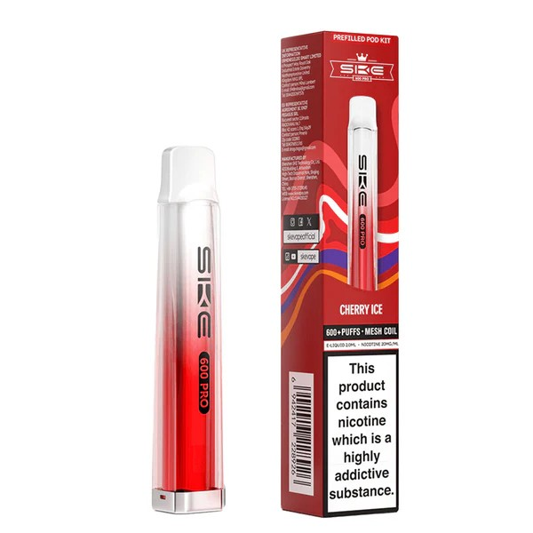 SKE Crystal 600 Pro Prefilled Kit Cherry Ice