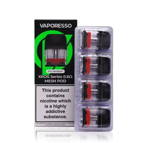 vaporesso xros series 0.6 mesh pod PODs Ohm Mix (VG%)-50% Flavours:White Peach Ice flum vape matcha matcha