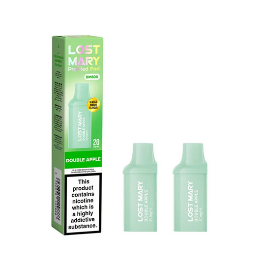 Lost Mary BM600 Prefilled Pods (2 per Pack) Double Apple