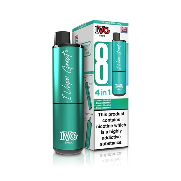 NEW IVG 2,400 Classic Menthol 20mg Rechargable