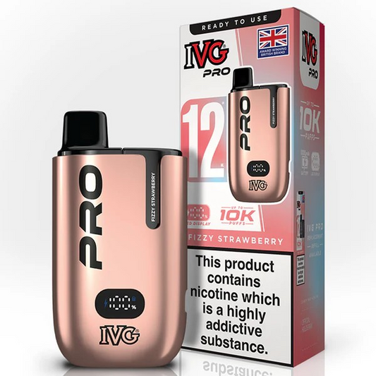 IVG PRO 12 Fizzy Strawberry 10K