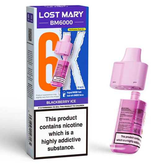 Lost Mary BM6000 Refill Blackberry Ice