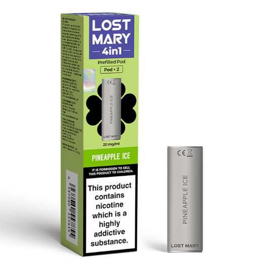 Lost Mary 4 in 1 Prefilled POD Pineapple Ice (2 pods per pack)