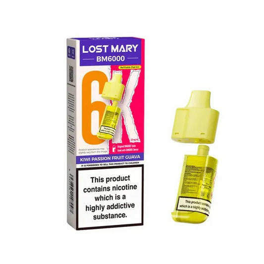 Lost Mary BM6000 Refill Kiwi Passion Fruit Guava