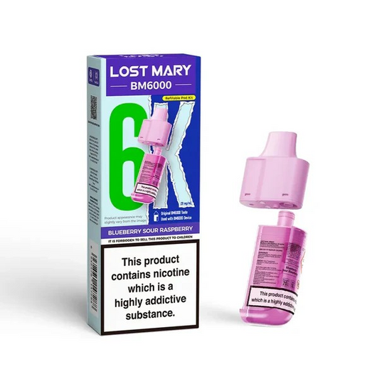 Lost Mary BM6000 Refill Blue Sour Raspberry