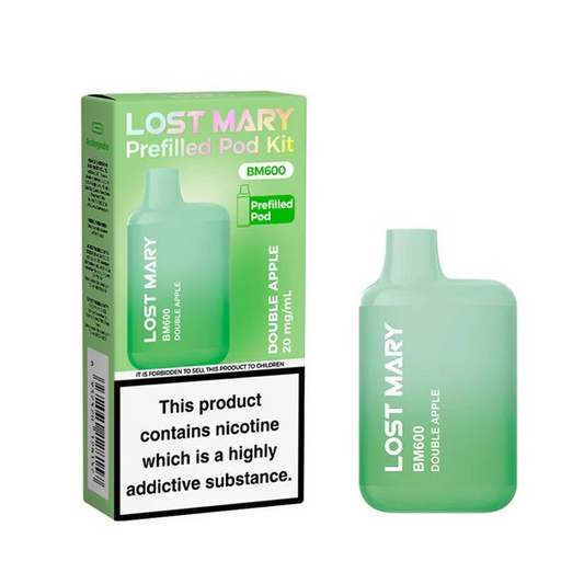 Lost Mary BM600 Prefilled Vape Kit Double Apple