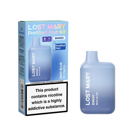 Lost Mary BM600 Prefilled Vape Kit Mad Blue
