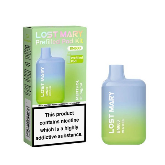 Lost Mary BM600 Prefilled Vape Kit Menthol