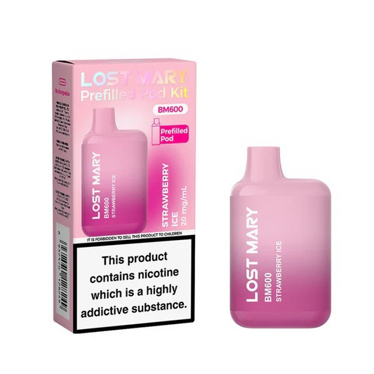 Lost Mary BM600 Prefilled Vape Kit Strawberry Ice