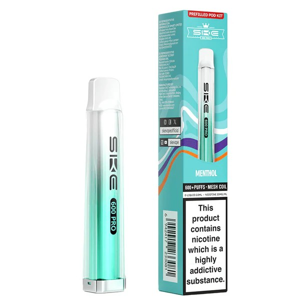 SKE Crystal 600 Pro Prefilled Kit Menthol