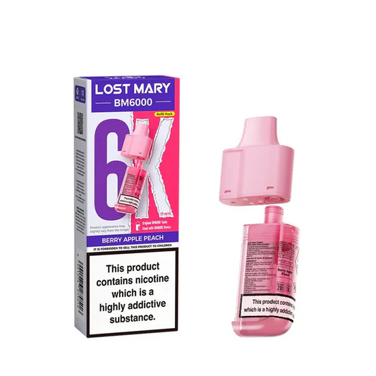 Lost Mary BM6000 Refill Berry Apple Peach