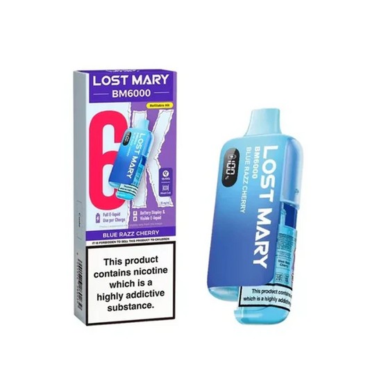 Lost Mary BM6000 Blue Razz Cherry